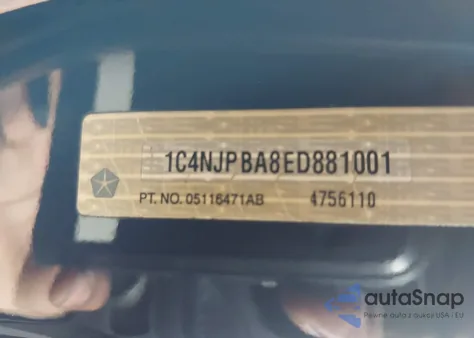 2014 Jeep Patriot Sport from USA, damaged, VIN 1C4NJPBA8ED881001